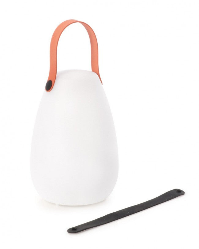 Lampada LED Resina Bianca Moderna da Esterno - CELEBRATE Colore: Arancione