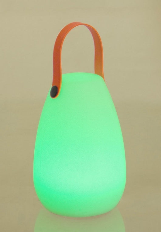 Lampada LED Resina Bianca Moderna da Esterno - CELEBRATE Colore: Arancione