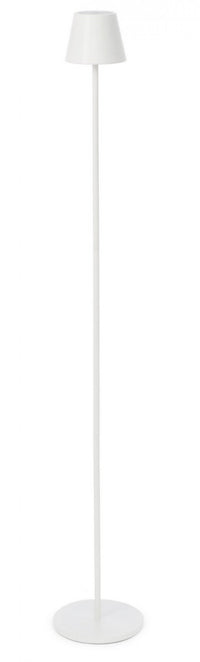 Piantana Led Acciaio Nero Moderna da Esterno H117 - VULCAN Colore: Bianco