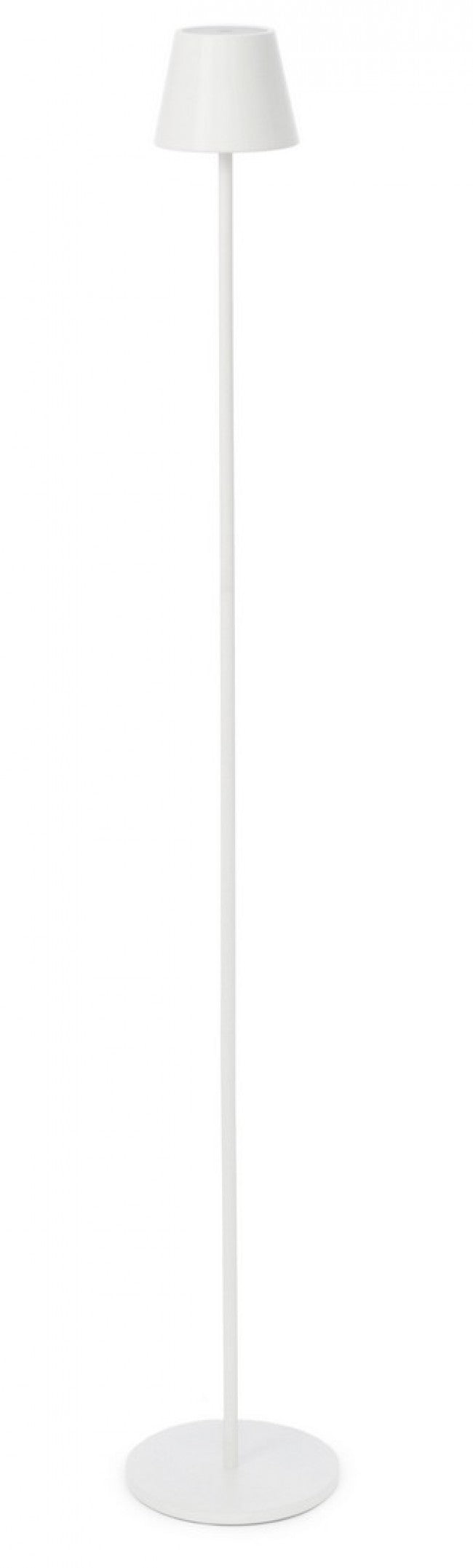 Piantana Led Acciaio Nero Moderna da Esterno H117 - VULCAN Colore: Bianco