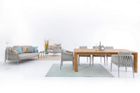 Piantana Led Acciaio Nero Moderna da Esterno H117 - VULCAN Colore: Bianco