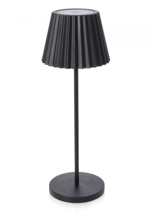 Lampada Tavolo Acciaio Bianco Moderna da Esterno - VULCAN Colore: Nero