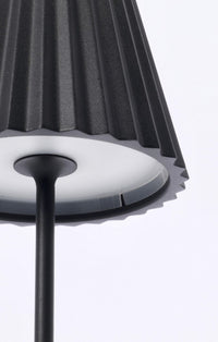 Lampada Tavolo Acciaio Bianco Moderna da Esterno - VULCAN Colore: Nero