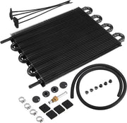 Set di raffreddamento universale per olio motore - 5/16" transmissione - 8 passaggio tubo raffreddamento - materiale duraturo - riduzione sovraccaldamento - raffreddamento motore efficiente - raffreddamento transmissione
