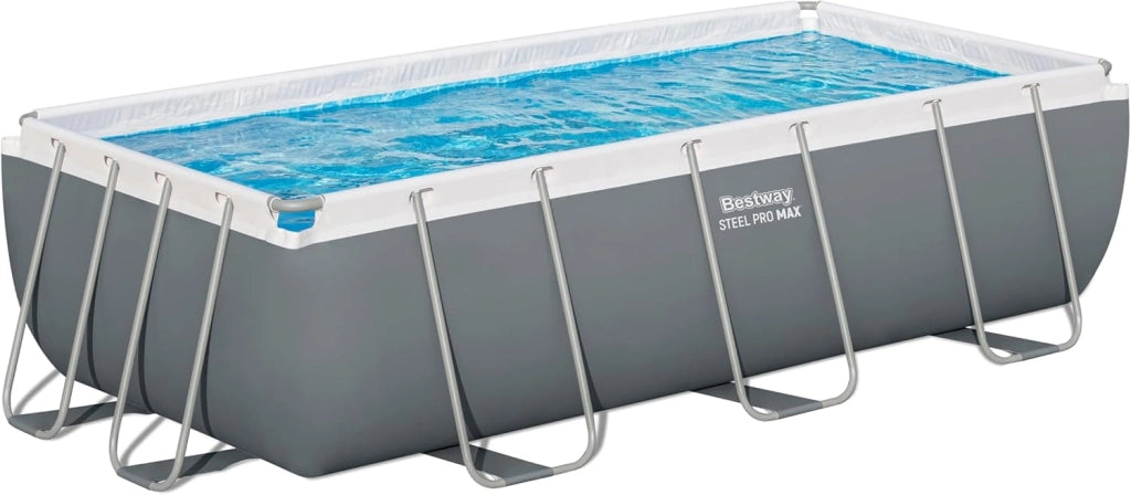 Set piscina fuori terra Steel Pro Max da 404x201x100 cm