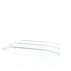 Staffe telo per rimorchi leggeri e carrelli appendice, 3 barre allungabili 100-145cm, in alluminio