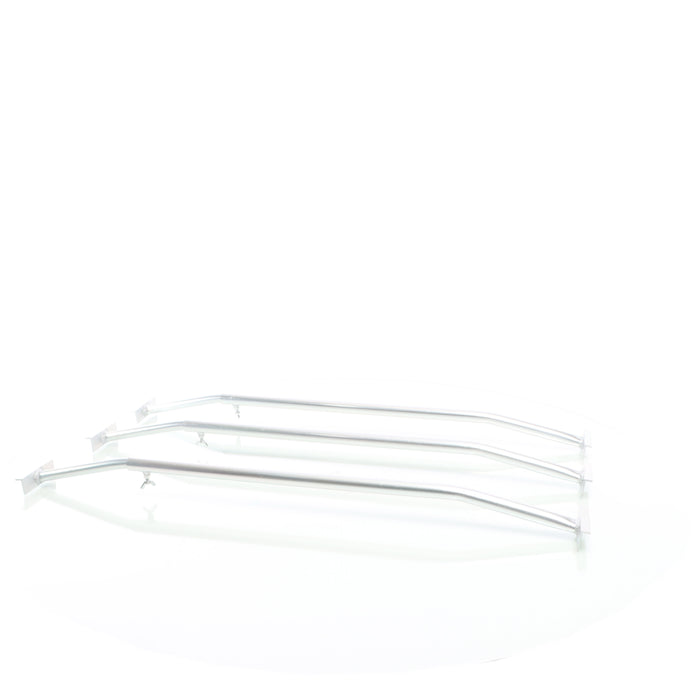 Staffe telo per rimorchi leggeri e carrelli appendice, 3 barre allungabili 100-145cm, in alluminio