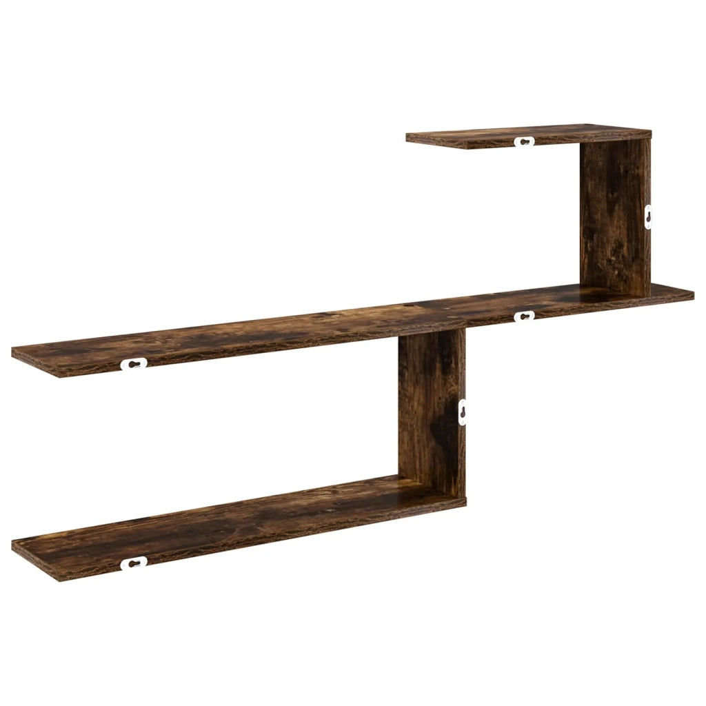 Scaffale da parete Rovere Fumo 122 x 18 x 60 cm 8012184