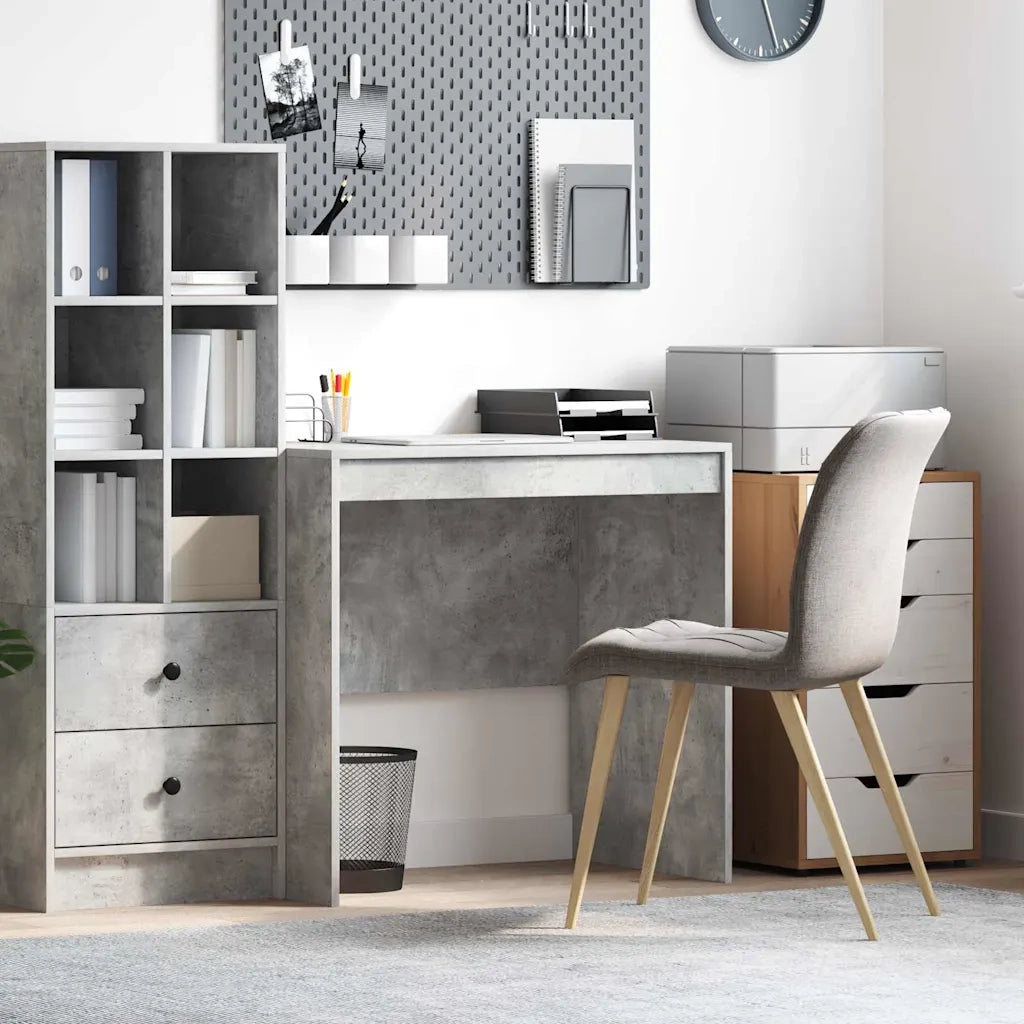 Scrivania Grigio cemento 80 x 50 x 76 cm 869429