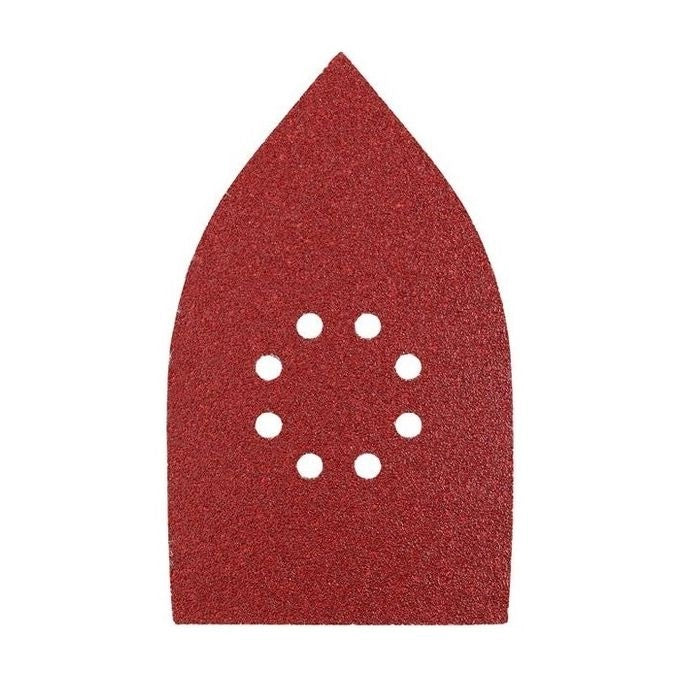 KWB 49493406 Triangoli Abrasivi per Levigatrice Delta 107x175 mm Grana 60 Velcro Forati 5 pezzi