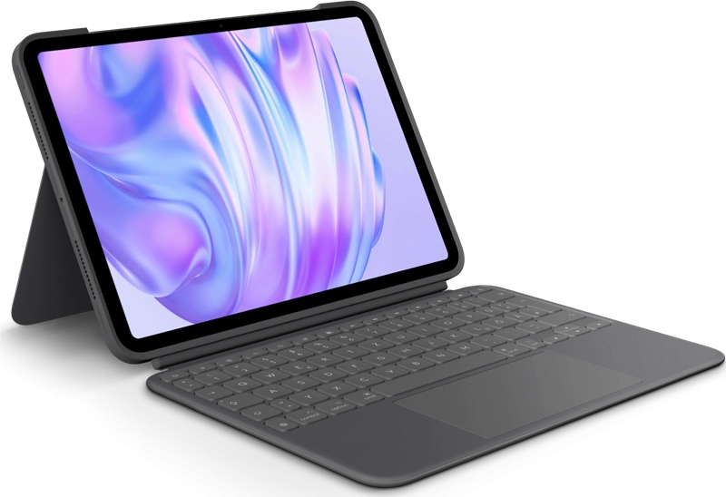 ORIGINAL Logitech Accessori per computer 920-012770 Combo Touch für iPad Pro 11 f/ iPad Pro 11-inch (M4), Qwertz, Smart Connector, 189.4 x 13.5 x 254.1 mm, 474 g