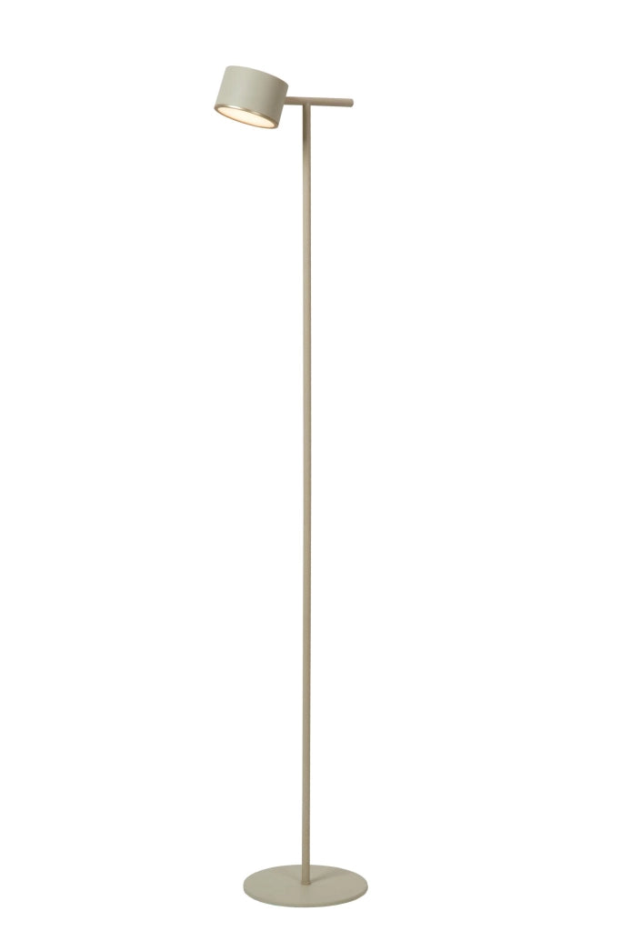 Lucide GIAN lampada da terra grigia LED 8W dimmer touch