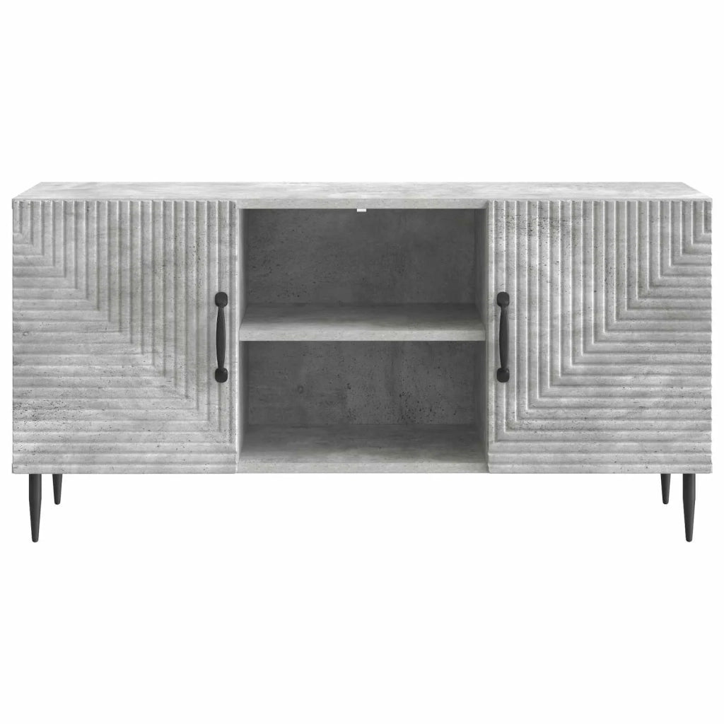 Mobile TV-Credenza per TV Grigio Cemento 102 x 34,5 x 50 cm 546975