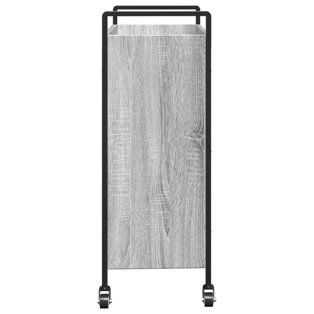 Carrello da Cucina Grigio Sonoma 70x30x82 cm Legno Multistrato CFW7933819