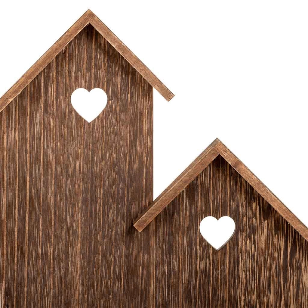 Supporto in legno marrone 26,5x15x35h