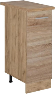Vicco Mobiletto base per cucina R-Line, Sonoma, 40 cm con cassetti, PL Rovere