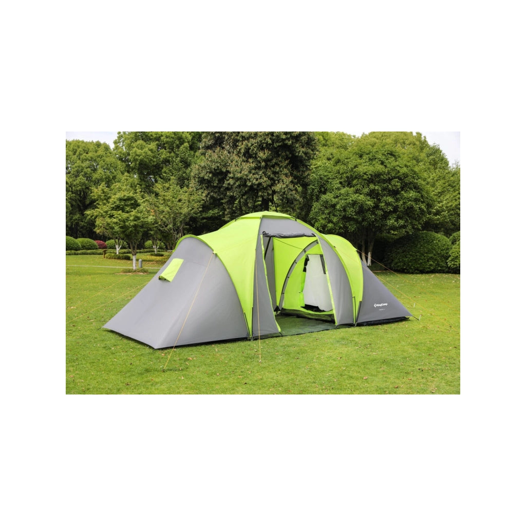 Temi Tenda da campeggio familiare a 4 posti - Kingcamp - Dimensioni: 500 x 220 x 200 cm