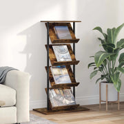 Scaffale per riviste Rovere fumé 68 x 40 x 123.5 cm 899545