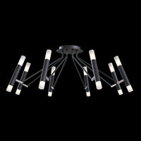 Plafoniera Modern in Metallo Vigo Nero