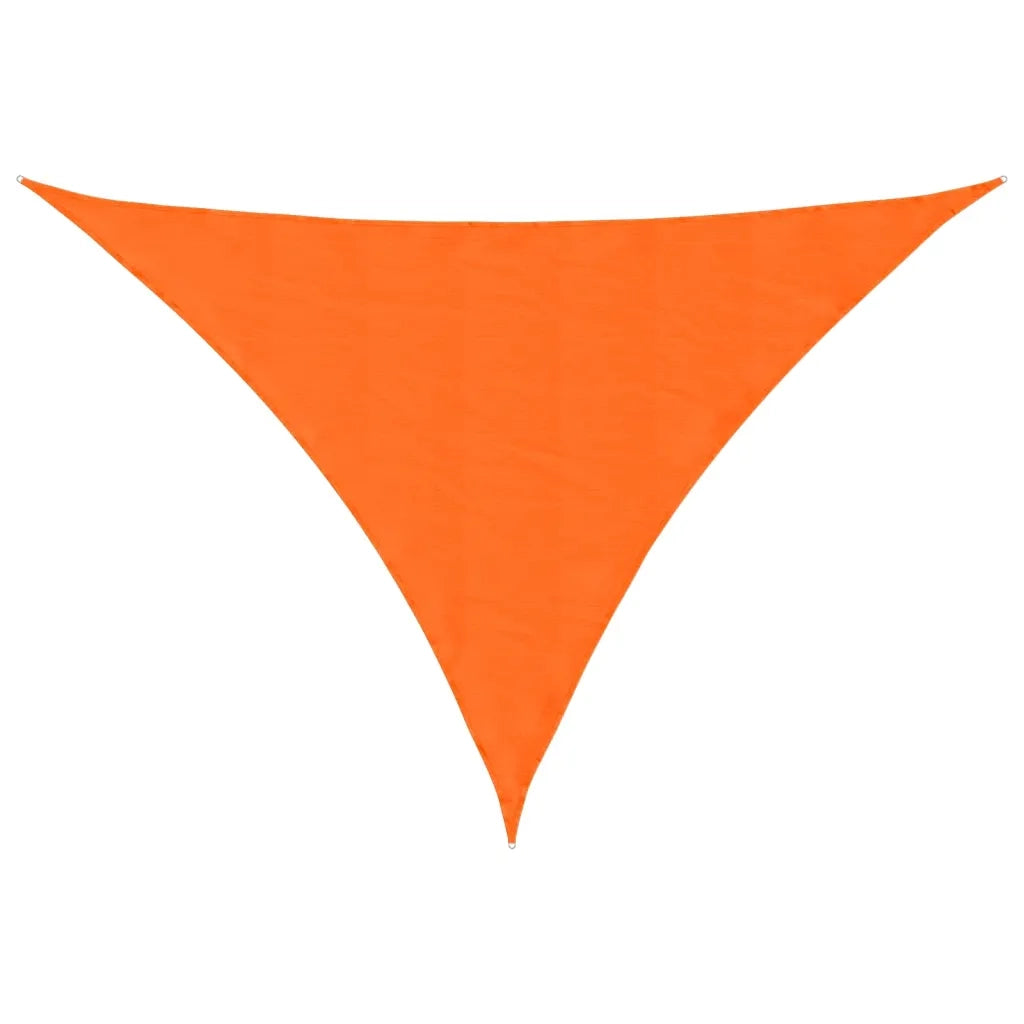 Parasole a Vela Oxford Triangolare 3,5x3,5x4,9 m Arancione 135725