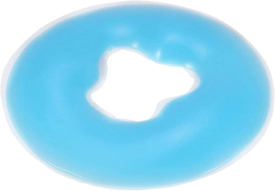 Supporto per il viso in silicone - Cuscino per il relax - Blu - Cuscino per massaggi per il viso - Supporto per la testa per adulti - Leggero e trasportabile
