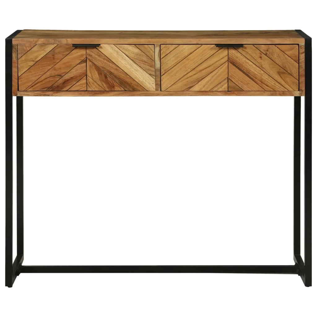 Tavolo consolle con cassetto Marrone 90 x 35 x 75 cm 374106