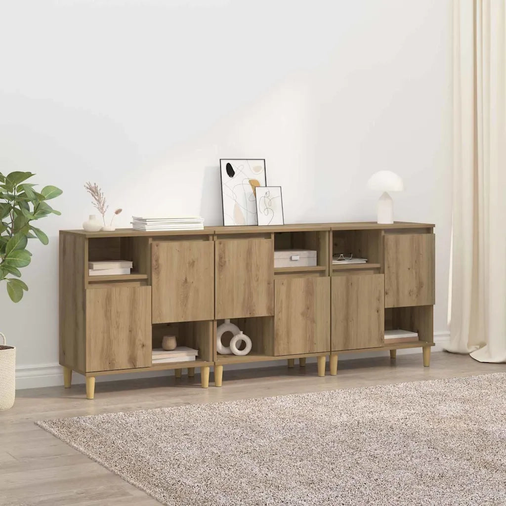 Credenza | Sideboards 3 pcs Rovere artigianale 60 x 35 x 70 cm