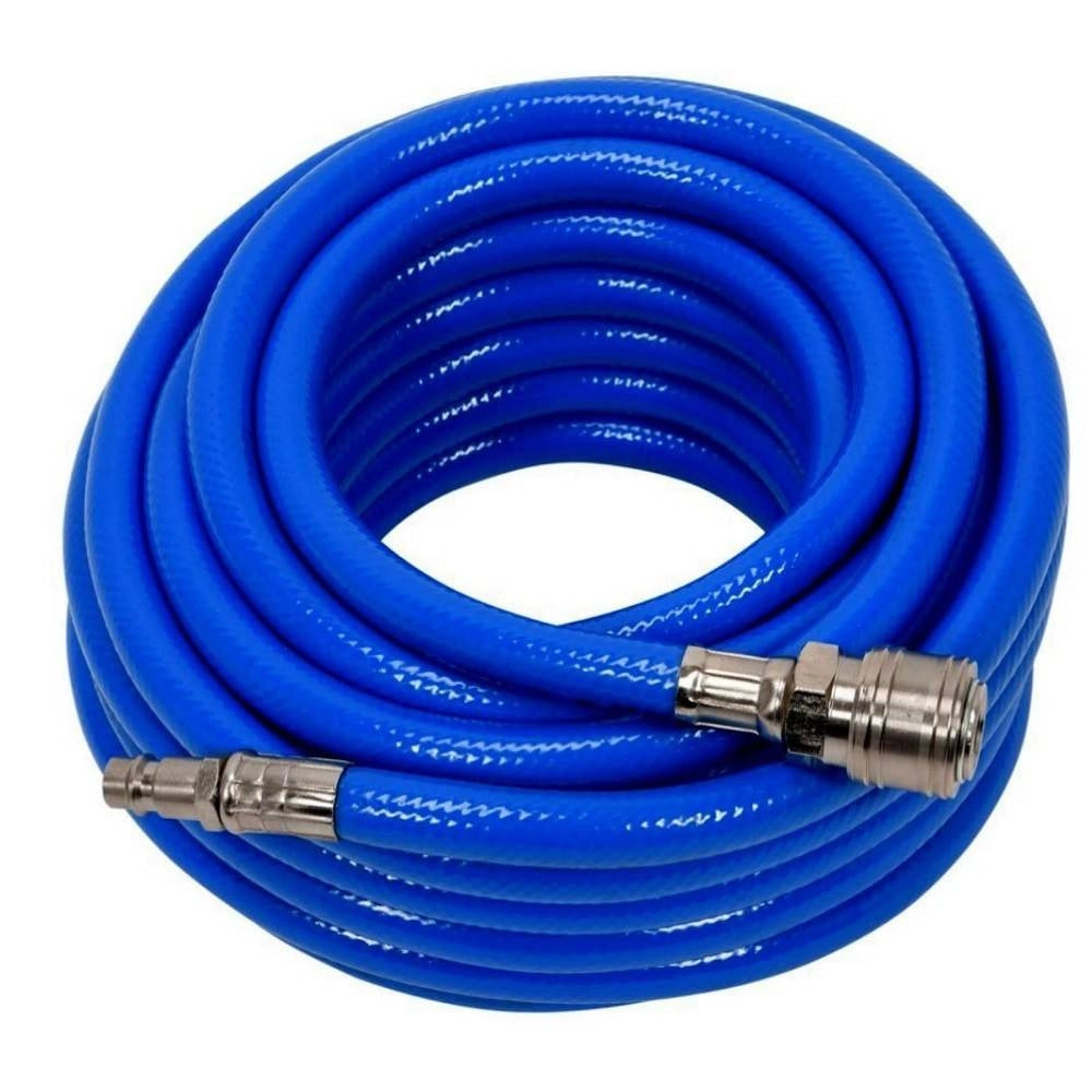 Trade Shop - Tubo Aria Compressa Flessibile Per Compressore 10 Metri Raccordo Rapido 1/4″ -