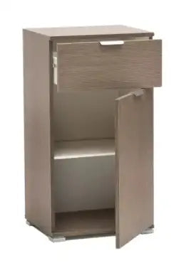 Base un'anta più cassetto rovere grigio già montato L45 H85 P38