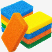 Spongia di silicone - 10 pezzi - Scopa per cucina - Piastra di spugna - Scrubber di silicone - Piastra per cucina - Utensile da cucina - Piastra per pulizia - Scrubber per cucina - Piastra di spugna morbida