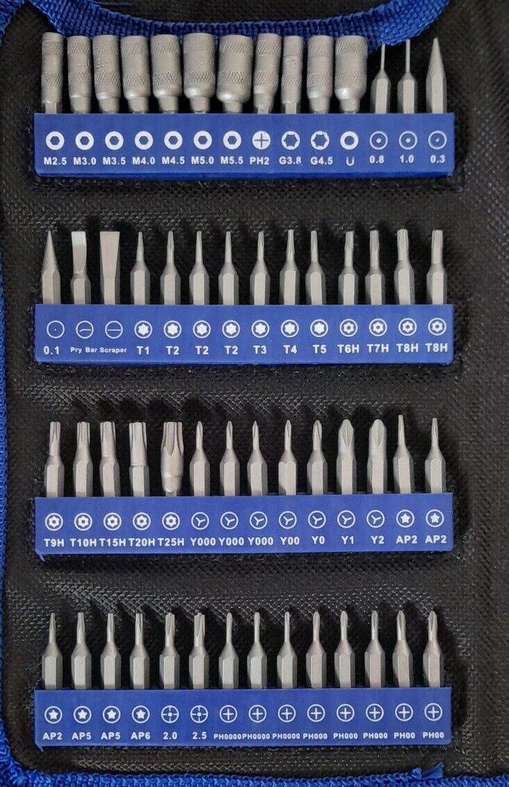 125 in 1 Kit Smontaggio Riparazione Cellulari Smartphone e Tablet, Set Utensili