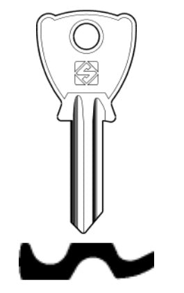 SILCA CHIAVE PORTA BE203 confezione da PEZZI 5