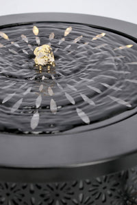 Fontana da Giardino Acciaio Nero Moderna da Esterno - ZENITH