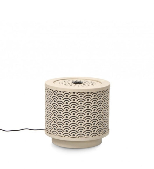 Fontana da Giardino Beige Stile Moderno con Led - BLOSSOM