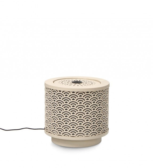 Fontana da Giardino Beige Stile Moderno con Led - BLOSSOM