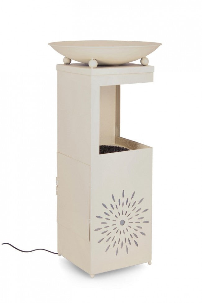 Fontana da Giardino Acciaio Marrone Stile Rustico da Esterno - SNOWFLAKE Colore: Beige