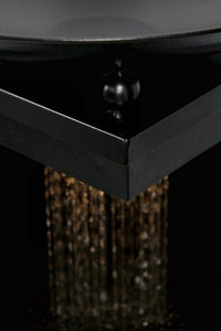 Fontana da Giardino Acciaio Marrone Stile Rustico da Esterno - SNOWFLAKE Colore: Nero