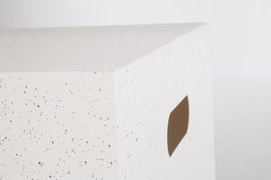 Mobile Contenitore Acciaio Beige Moderno da Interno - NUVOLA Colore: Beige