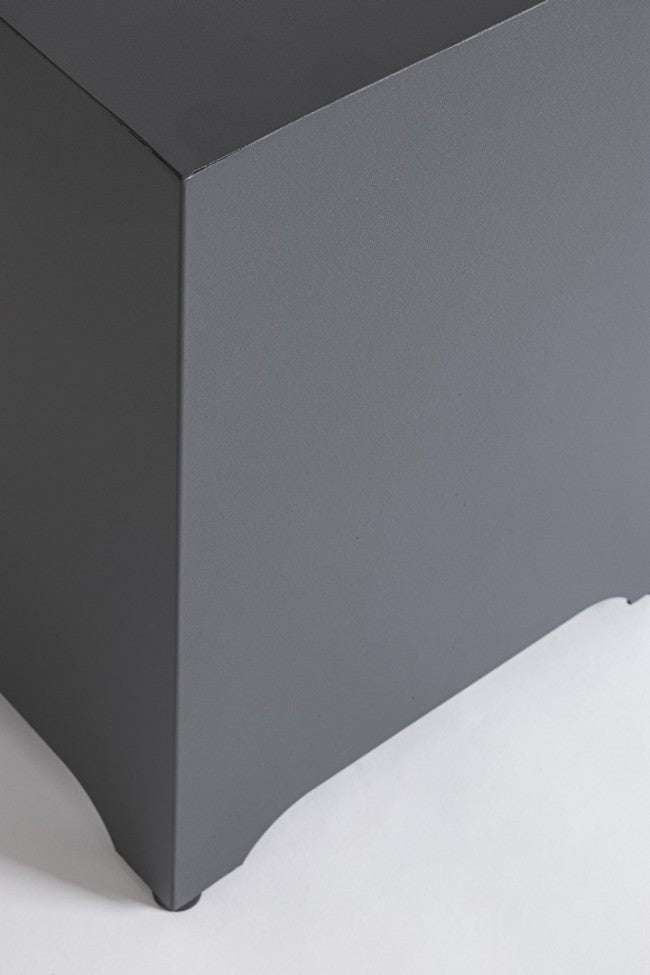 Mobile Contenitore Acciaio Beige Moderno da Interno - NUVOLA Colore: Grigio