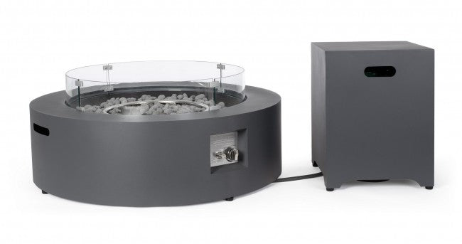 Mobile Contenitore Acciaio Beige Moderno da Interno - NUVOLA Colore: Grigio