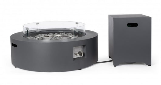 Mobile Contenitore Acciaio Beige Moderno da Interno - NUVOLA Colore: Grigio