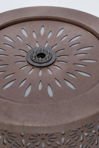 Fontana da Giardino Acciaio Nero Moderno da Esterno - ZENITH Colore: Marrone