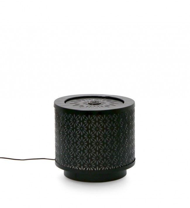 Fontana da Giardino Acciaio Nero Moderno da Esterno - ZENITH Colore: Nero