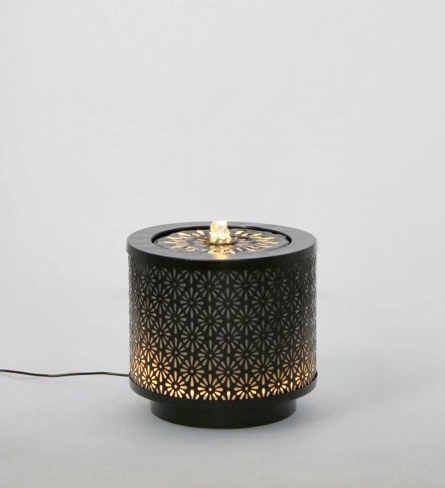 Fontana da Giardino Acciaio Nero Moderno da Esterno - ZENITH Colore: Nero