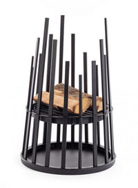 Braciere Acciaio Nero Moderno da Giardino 50xH70 - SOUTHLAND