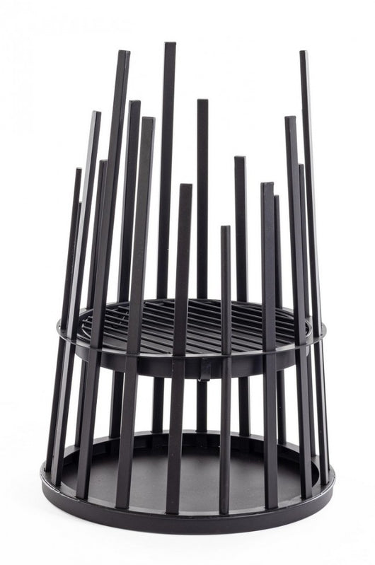 Braciere Acciaio Nero Moderno da Giardino 50xH70 - SOUTHLAND