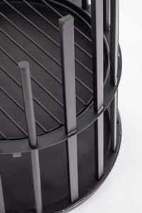Braciere Acciaio Nero Moderno da Giardino 50xH70 - SOUTHLAND