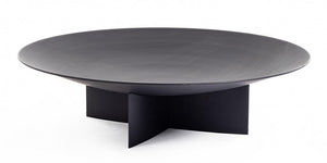 Braciere Acciaio Nero Moderno da Esterno - FRONTIER Dimensione: 100x100 cm, Colore: Nero