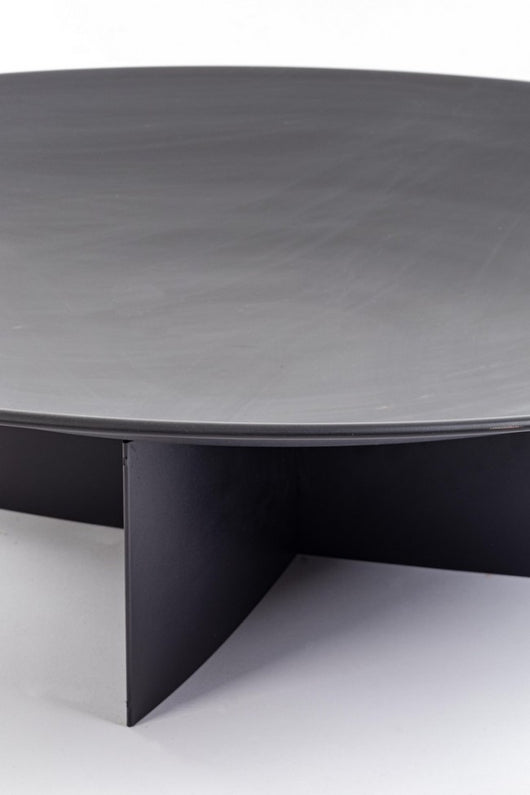 Braciere Acciaio Nero Moderno da Esterno - FRONTIER Dimensione: 100x100 cm, Colore: Nero