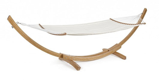 Amaca Legno Bianco Moderna da Giardino - ELEGANZA